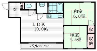 フラットアウトの物件間取画像